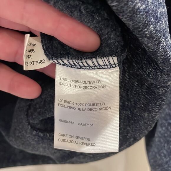 NFL New England Patriots 1/4 zip pullover with pockets SZ large - Picture 3 of 5